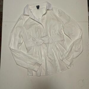 Espirit Collared White Blouse